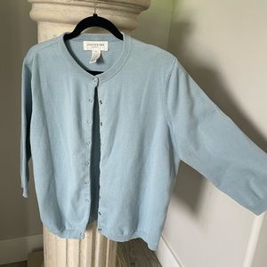 adorable baby blue cardigan